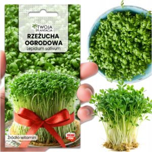 RZEŻUCHA OGRODOWA CAŁOROCZNA NASIONA NA KIEŁKI 10g