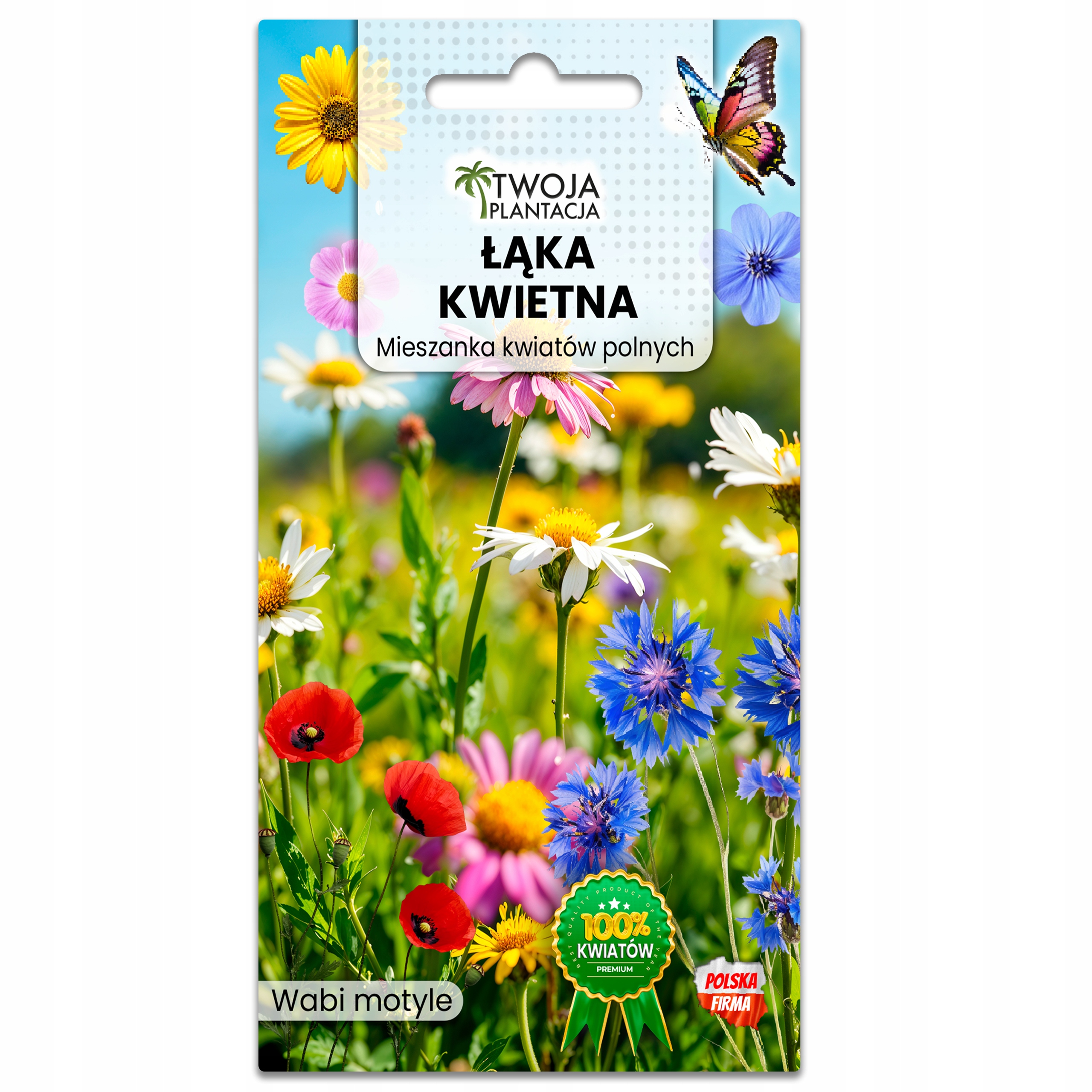 ŁĄKA KWIETNA NASIONA Express Łączka KWIATY POLNE ZIOŁA MiX KWIATÓW 20g - obrazek 2