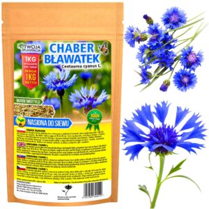 CHABER BŁAWATEK NIEBIESKI NASIONA do siewu 1kg łąka kwietna 1000g